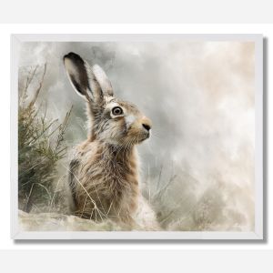 GENTLE HARE - FRAMED