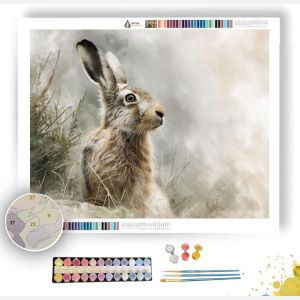 GENTLE HARE - Paint by Numbers Full Kit