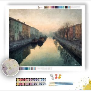 EVENING CANAL - Paint by Numbers Full Kit