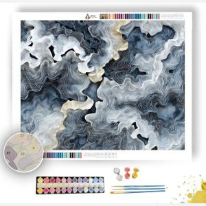 SILVER RIPPLES - Paint by Numbers Full Kit