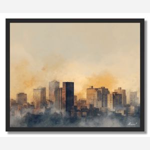 OLD SKYLINE - FRAMED