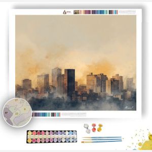 OLD SKYLINE - Paint by Numbers Full Kit