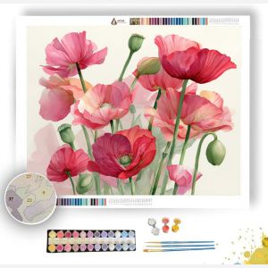 LUSH POPPY - Paint by Numbers Full Kit