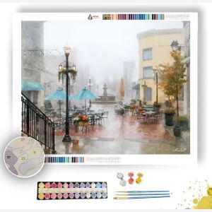 MISTY PLAZA - Paint by Numbers Full Kit