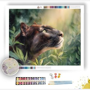 AMBER PANTHER - Paint by Numbers Full Kit