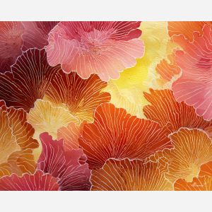 an, arrangement, of, radiant, ripples, expressed, through, tonal, soft washes, pastel hues, natural flow, gentle gradients, atmospheric depth, textural blending, organic motion, diffused light, fine pigments, layered tones