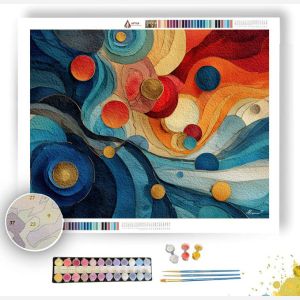 FLUID ECHOES - Paint by Numbers Full Kit