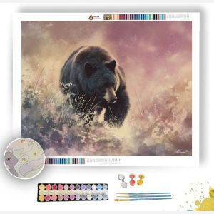DUSKY BEAR - Paint by Numbers Full Kit