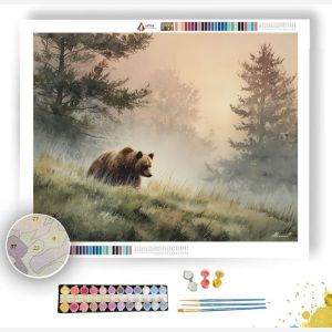 QUIET BEAR - Paint by Numbers Full Kit