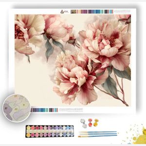 DELICATE PEONY - Paint by Numbers Full Kit