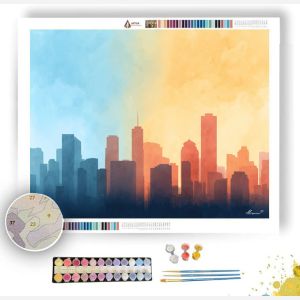 SUNLIT SKYLINE - Paint by Numbers Full Kit