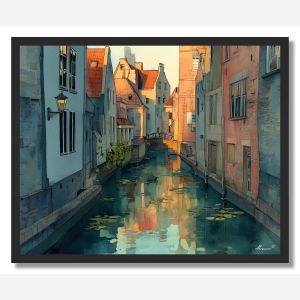 QUIET CANAL - FRAMED