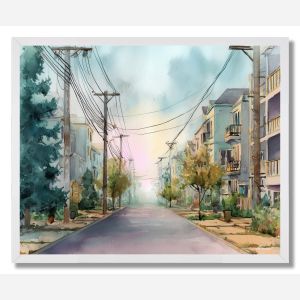 QUIET BOULEVARD - FRAMED