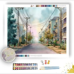 QUIET BOULEVARD - Paint by Numbers Full Kit