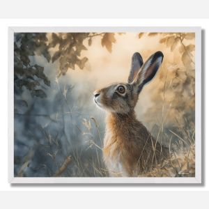 SILENT HARE - FRAMED