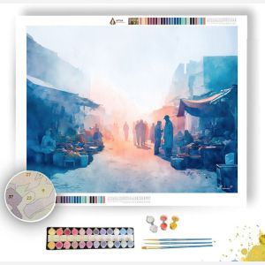 HAZY MARKET - Paint by Numbers Full Kit