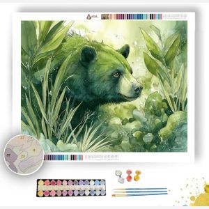VERDANT BEAR - Paint by Numbers Full Kit