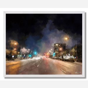 NOCTURNAL BOULEVARD - FRAMED