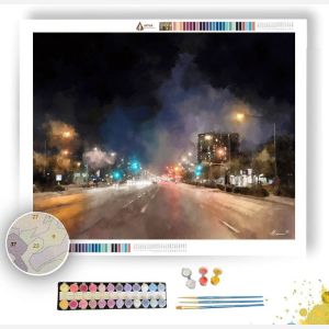 NOCTURNAL BOULEVARD - Paint by Numbers Full Kit