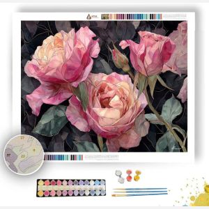 BLOSSOMING ROSE - Paint by Numbers Full Kit