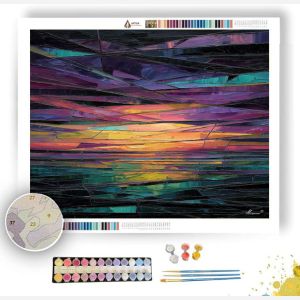 SHATTERED CONTOUR PRISM - Paint by Numbers Full Kit