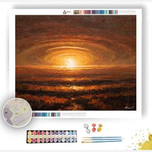 BLAZING SANCTUM SPIRAL - Paint by Numbers Full Kit