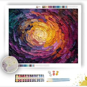 MUTED SPIRAL - Paint by Numbers Full Kit