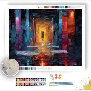 LUMINOUS SHELTER FADING - Paint by Numbers Full Kit