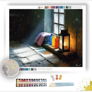 QUIET LANTERN PROCESSION - Paint by Numbers Full Kit