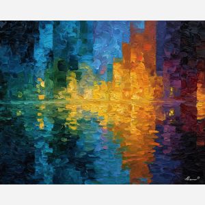 landscape, abstracted, into, liquid, geometry, blurring, boundaries, between, liquid color, visual distortion, bold saturation, neon spectrum, vivid spiral, kaleidoscopic field, surreal pattern, trippy geometry, fractal drift, chromatic wave, oil painting palette knife, textured impasto