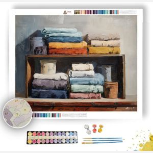 MUTED PASSAGE BLURRING - Paint by Numbers Full Kit