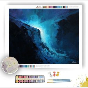 LUMINOUS CASCADE - Paint by Numbers Full Kit