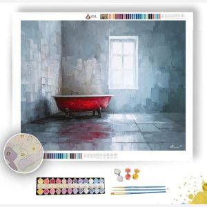 AEROSKEIN SPIRAL CRIMSON - Paint by Numbers Full Kit