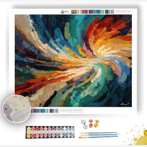 SOFT CASCADE DISTANT - Paint by Numbers Full Kit