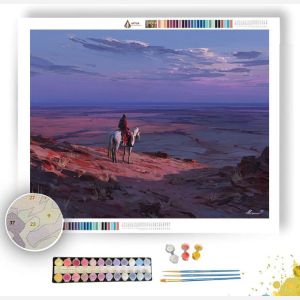 PALE CONTOUR LABYRINTH - Paint by Numbers Full Kit