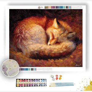 SILVER CURRENT CRIMSON - Paint by Numbers Full Kit