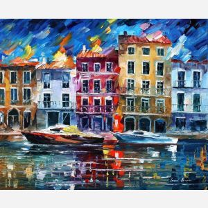 THE COAST OF NORMANDY AT NIGHT