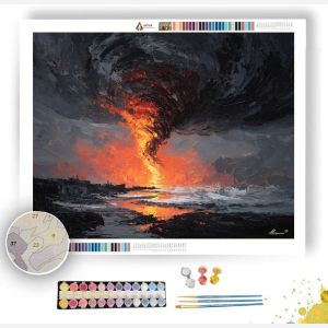 SILVER SPIRAL - Paint by Numbers Full Kit
