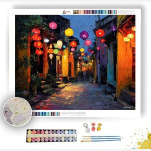 VELVET LANTERN AUREFALL - Paint by Numbers Full Kit