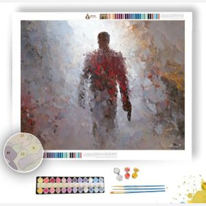 SHATTERED TRACE - Paint by Numbers Full Kit