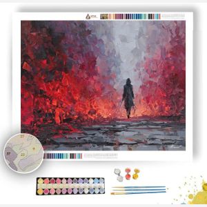 BLAZING PROCESSION - Paint by Numbers Full Kit