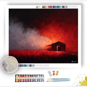 CRIMSON FIELD SHELTER - Paint by Numbers Full Kit
