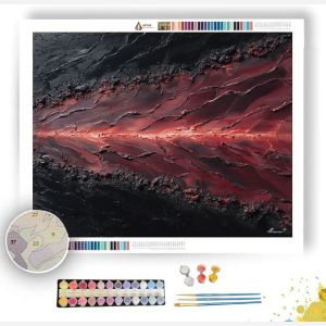 BLAZING TRACE QUIET - Paint by Numbers Full Kit