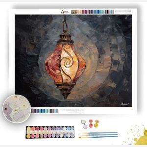 MUTED LANTERN - Paint by Numbers Full Kit