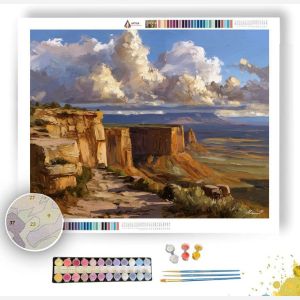 DISTANT CONTOUR - Paint by Numbers Full Kit