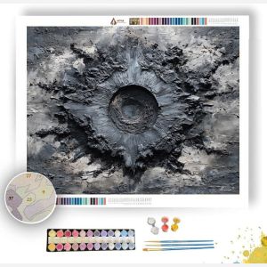 OBSIDIAN SYMMETRY BLOOM - Paint by Numbers Full Kit