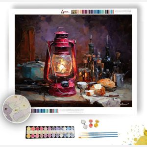 OBSIDIAN LANTERN QUIET - Paint by Numbers Full Kit