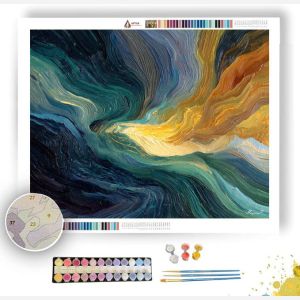 RADIANT GEOMETRY CHROMELLE - Paint by Numbers Full Kit