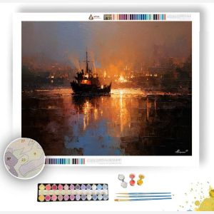 FLOATING FRAGMENTS BLURRING - Paint by Numbers Full Kit