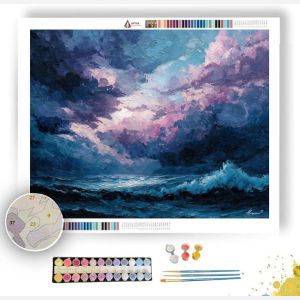 BLURRING SHELTER HORIZON - Paint by Numbers Full Kit